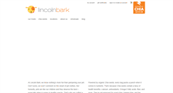 Desktop Screenshot of lincolnbark.com